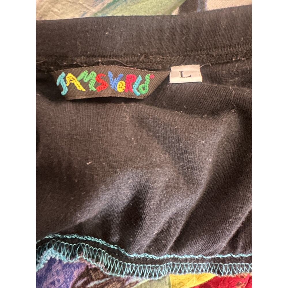 Jams World Strapless Tube Mini Dress Watercolor Size Large Art to Wear Beachy - Picture 10 of 14